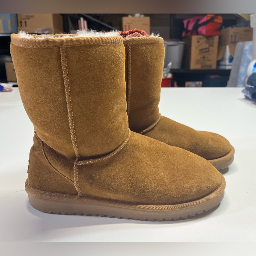 KOOLABURRA by UGG koola short boot Women’s Size 9 Chestnut Brown
